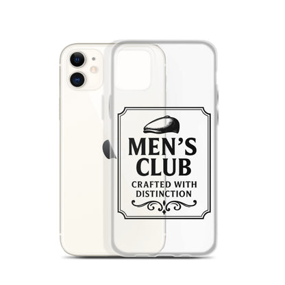 Clear Case for iPhone® - Men's Club