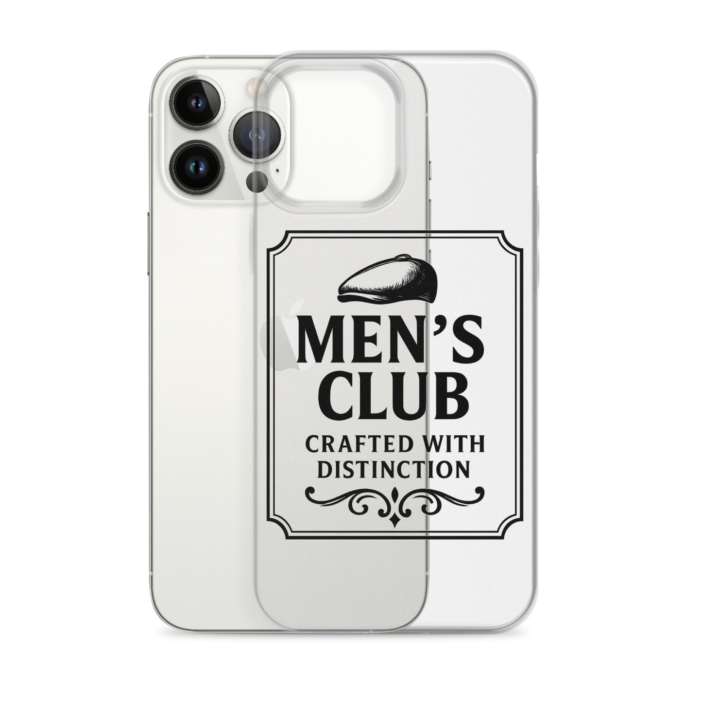 Clear Case for iPhone® - Men's Club
