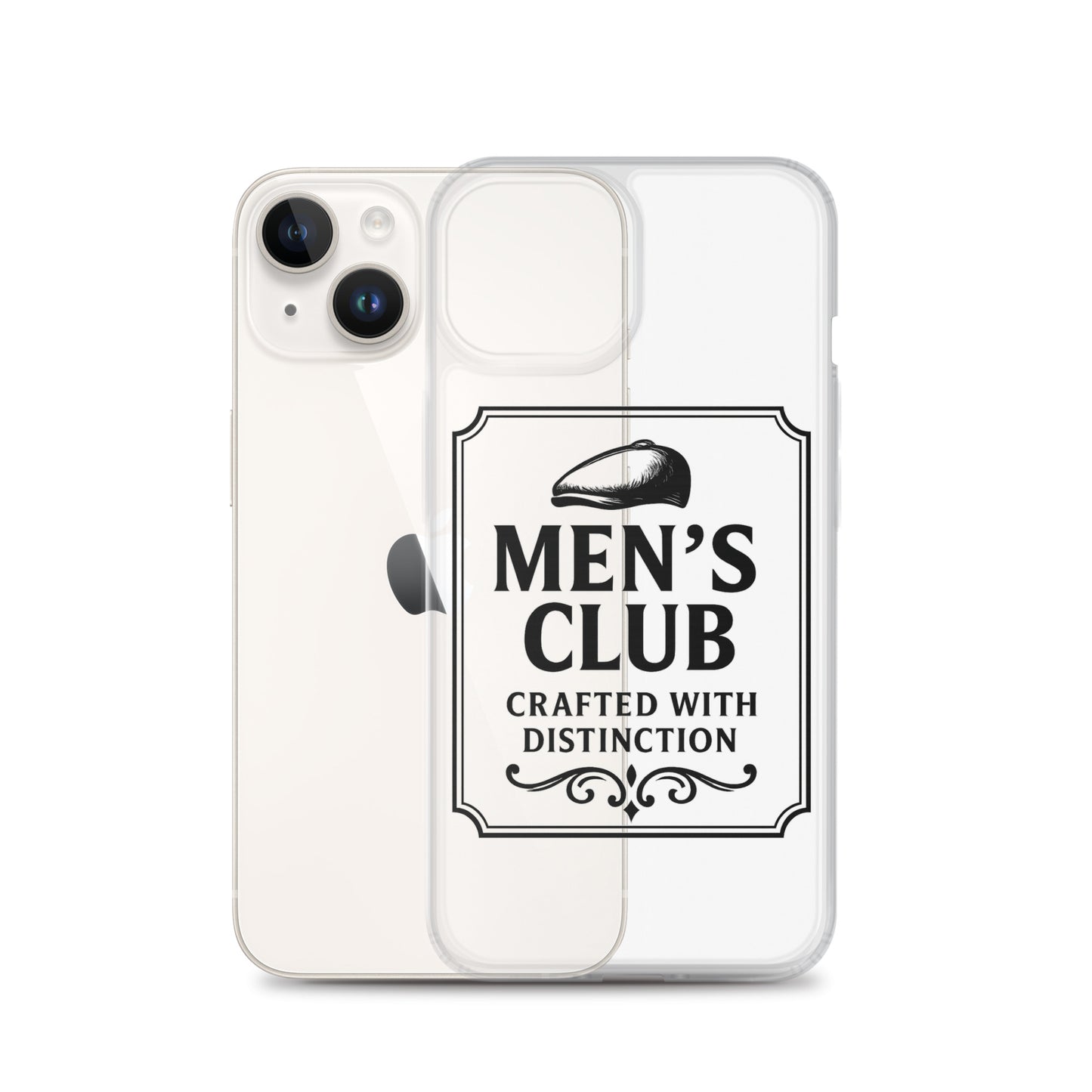 Clear Case for iPhone® - Men's Club