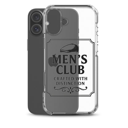 Clear Case for iPhone® - Men's Club